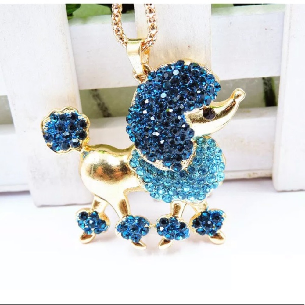 NWT POODLE NECKLACE
